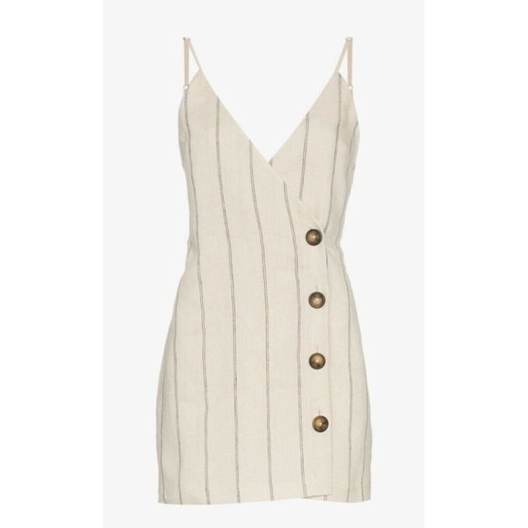 Reformation Cayman 100% Linen Mini Dress XL - Picture 7 of 12